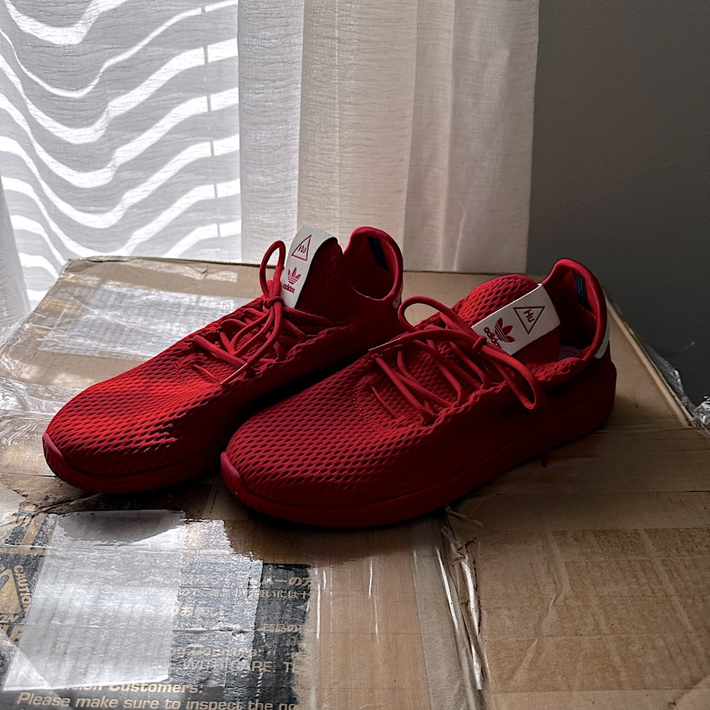 Adidas Pharrell Williams Human Races: Solid Scarlet: Men’s 9